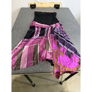 Alice & Trixie Women's Y2K Style Abstract Silk Bandana Bottom Sz M